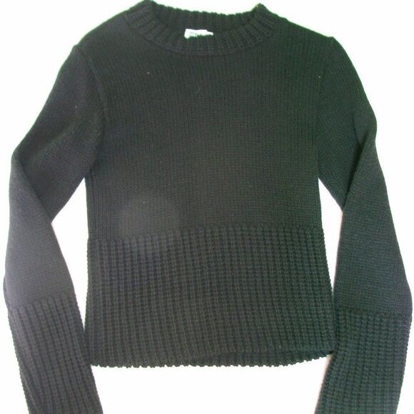 Vintage Coolwear Black Cropped Knit Sweater - Picture 2 of 9